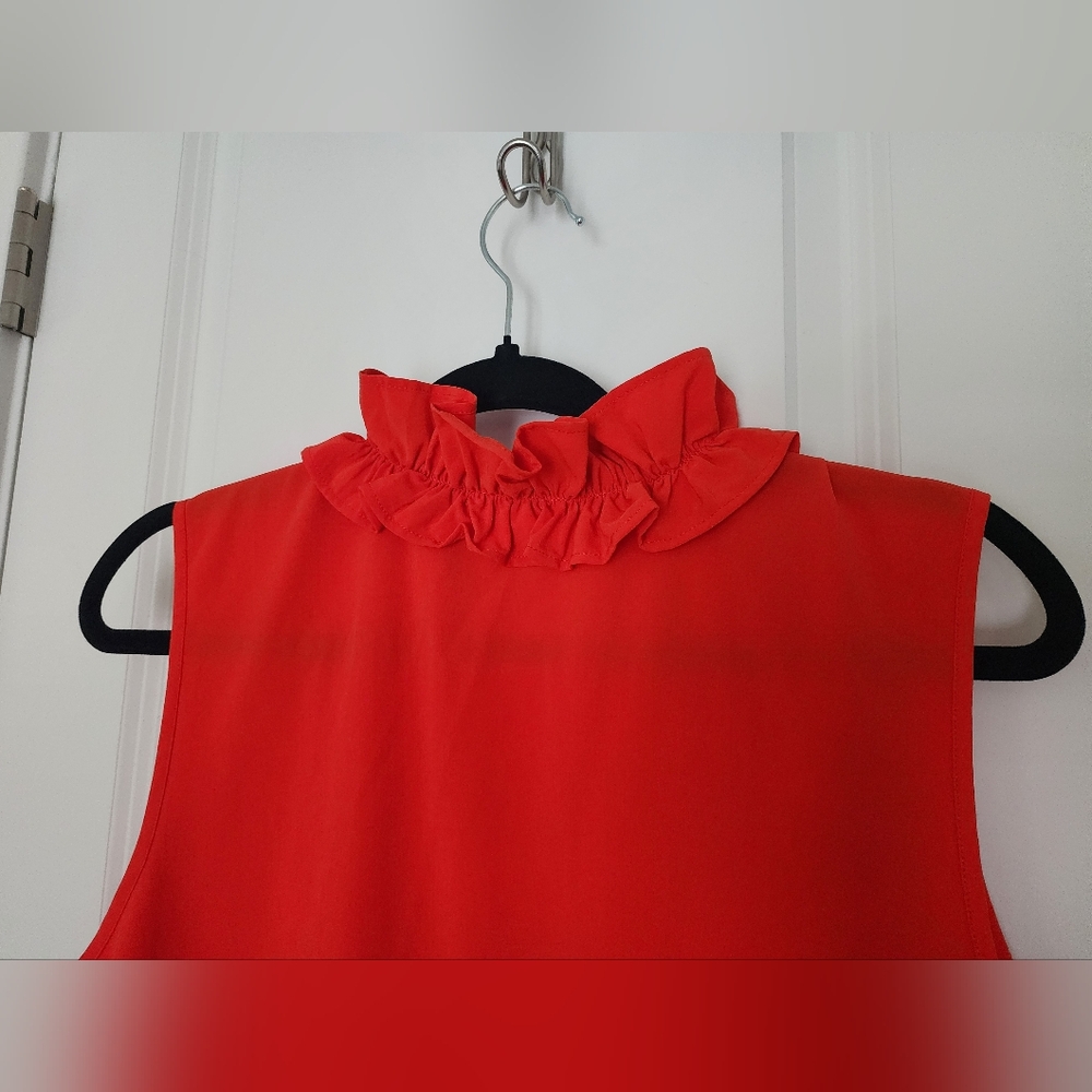 Chicos Ruffle Tank Top - Picture 5 of 6